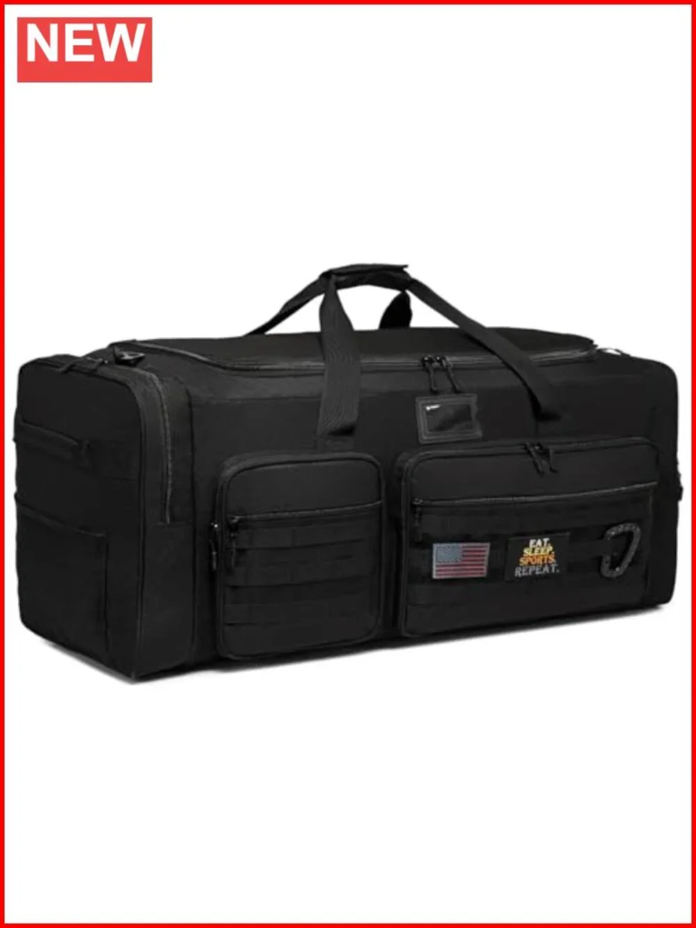 130L Extra Large Heavy Duty Duffle Bag with Shoe Compartment